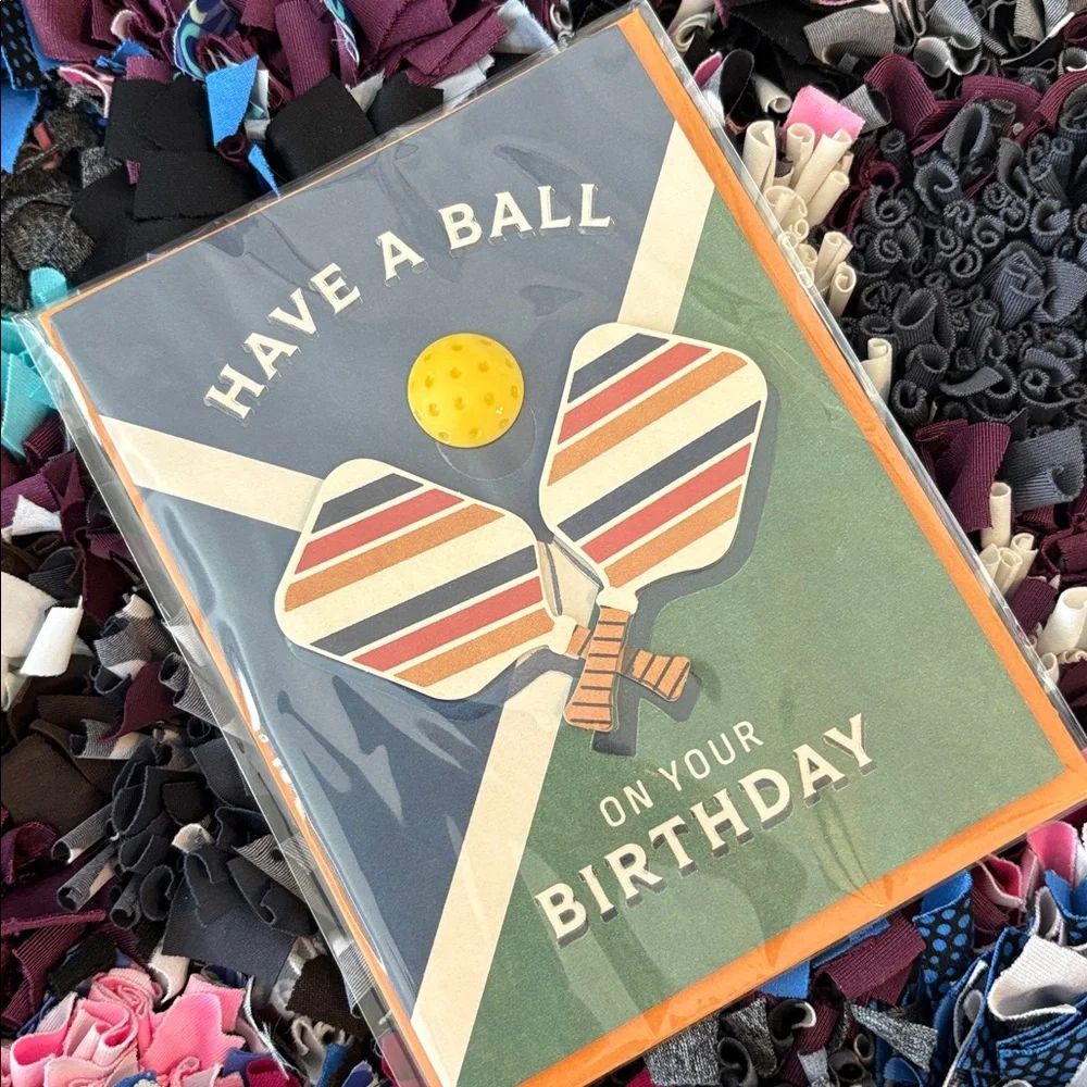 🆕Papyrus Pickleball Birthday Greeting Card